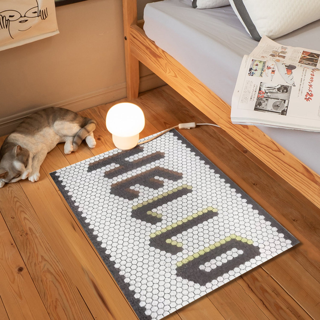 Letters Hello Door Mat