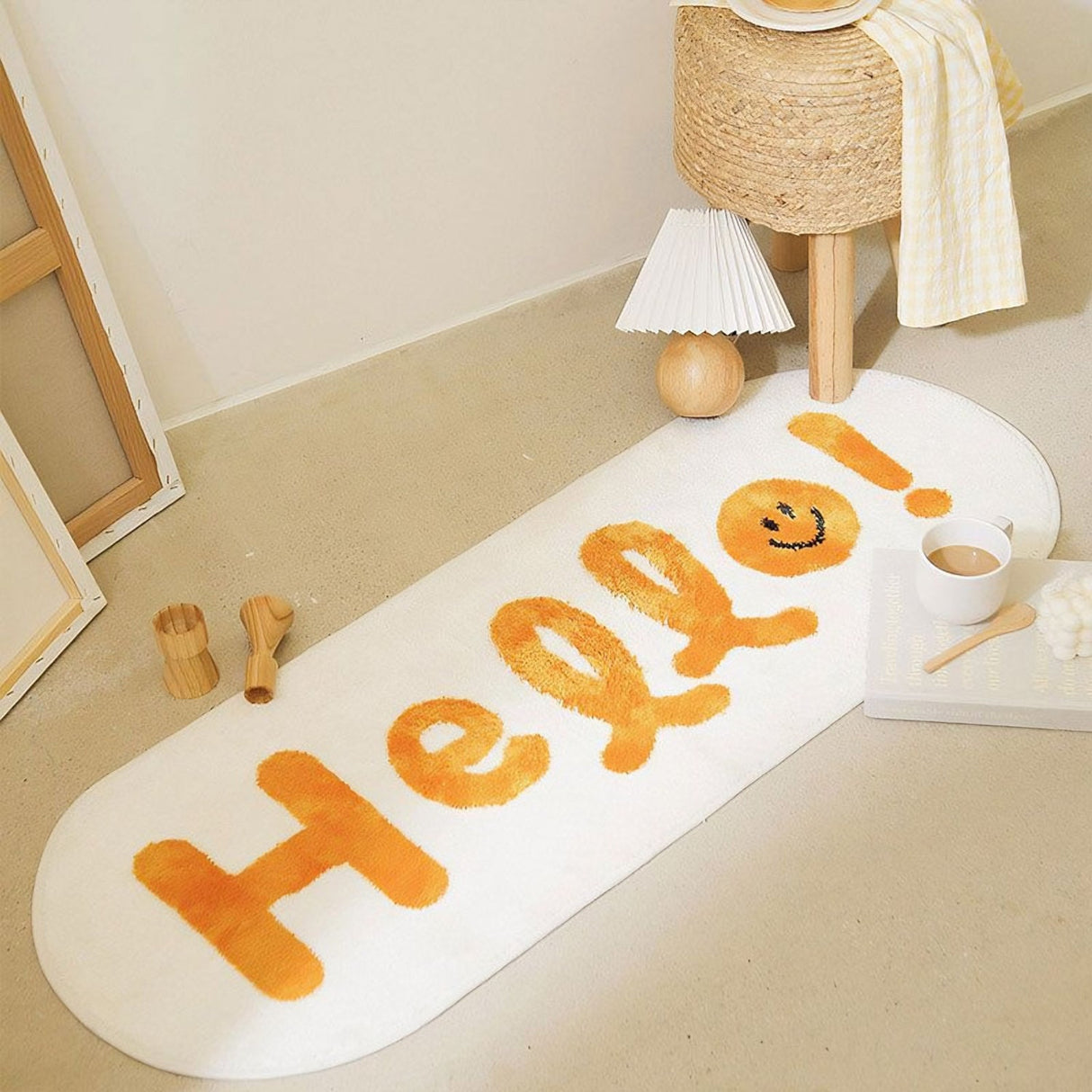 Letters Hello Door Mat