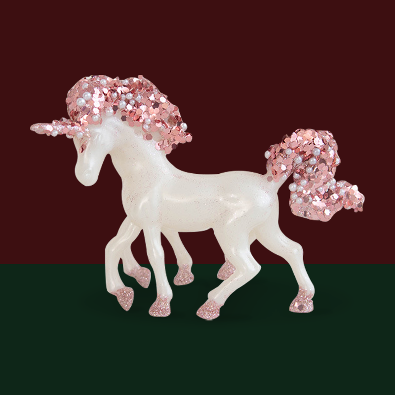 Pink And Rose Gold Christmas Ornaments