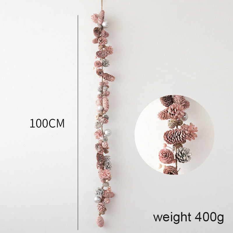 Pink And Rose Gold Christmas Ornaments