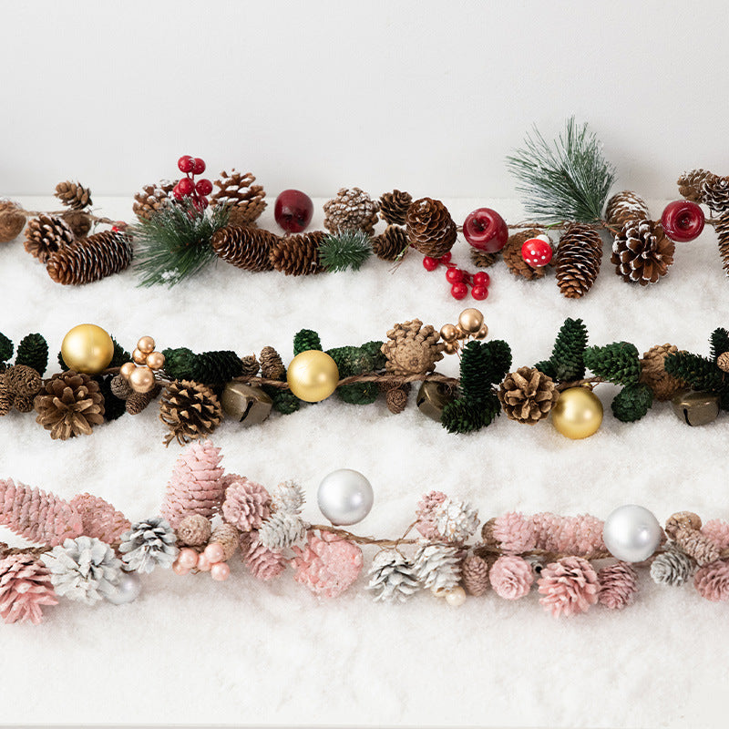 Pink And Rose Gold Christmas Ornaments