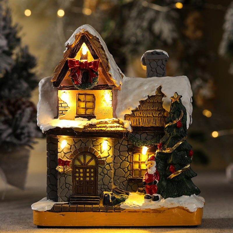 Christmas Village House with Light Up