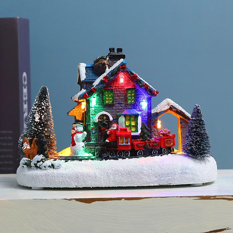 Christmas Village House with Light Up