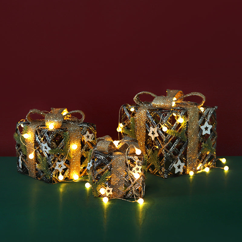 Christmas Star Gift Box Set of Three