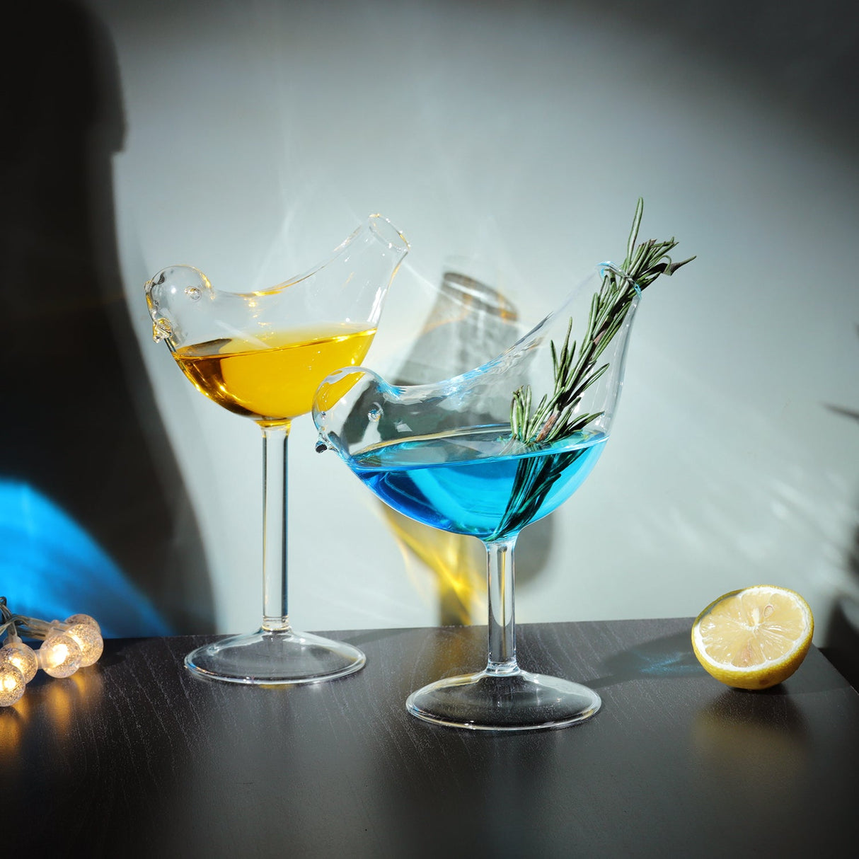 Bird Shaped Cocktail Wine Glasses Set (2 PCS)