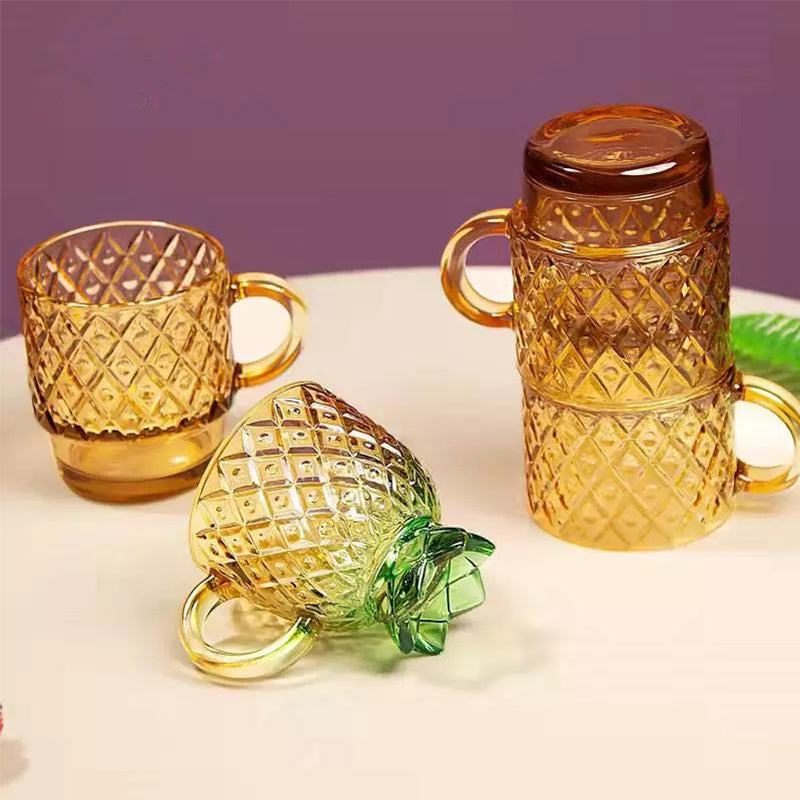 Stackable Drinking Glasses Cup Set