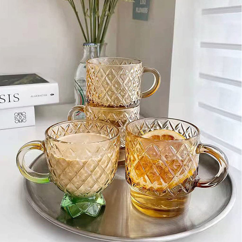 Stackable Drinking Glasses Cup Set