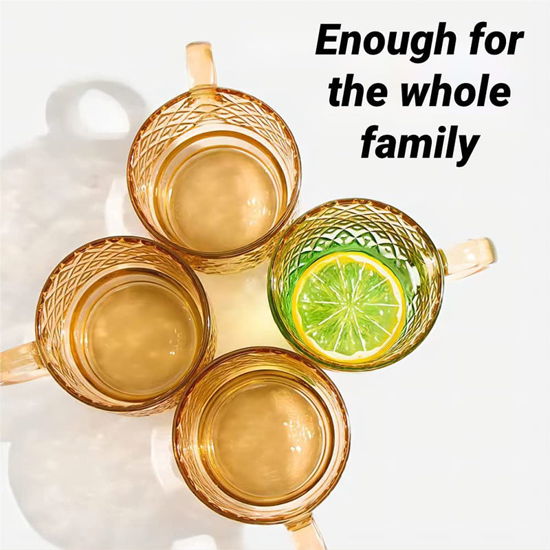 Stackable Drinking Glasses Cup Set