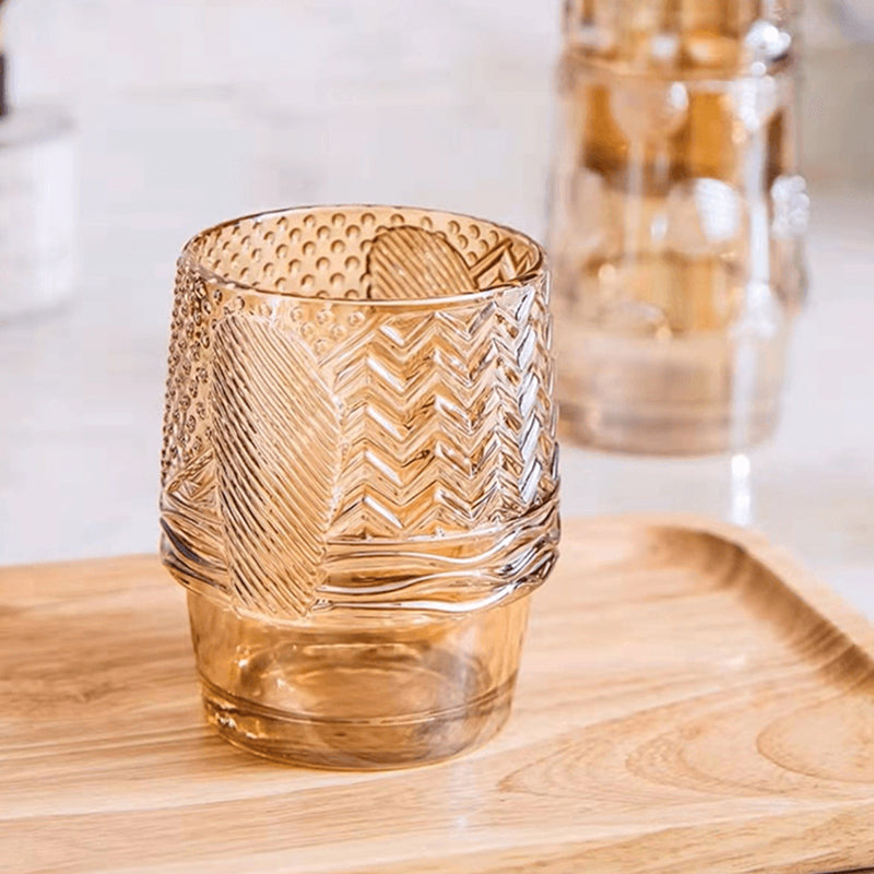 Stackable Drinking Glasses Cup Set