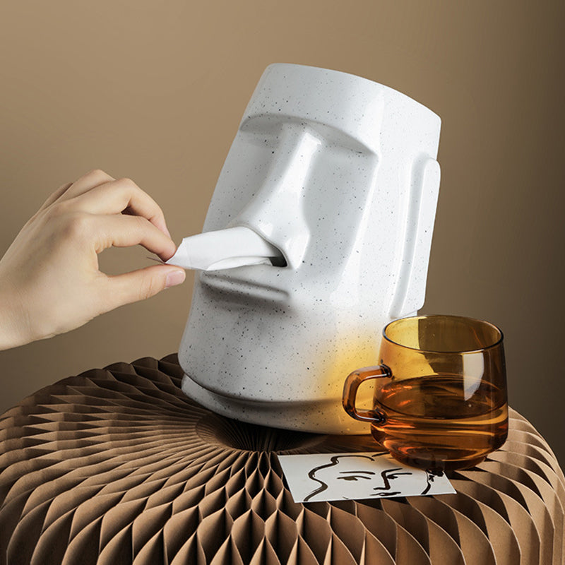 Creative Nostril Tissue Boxes Ceramics