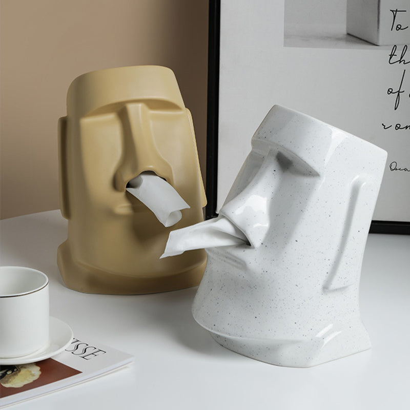 Creative Nostril Tissue Boxes Ceramics
