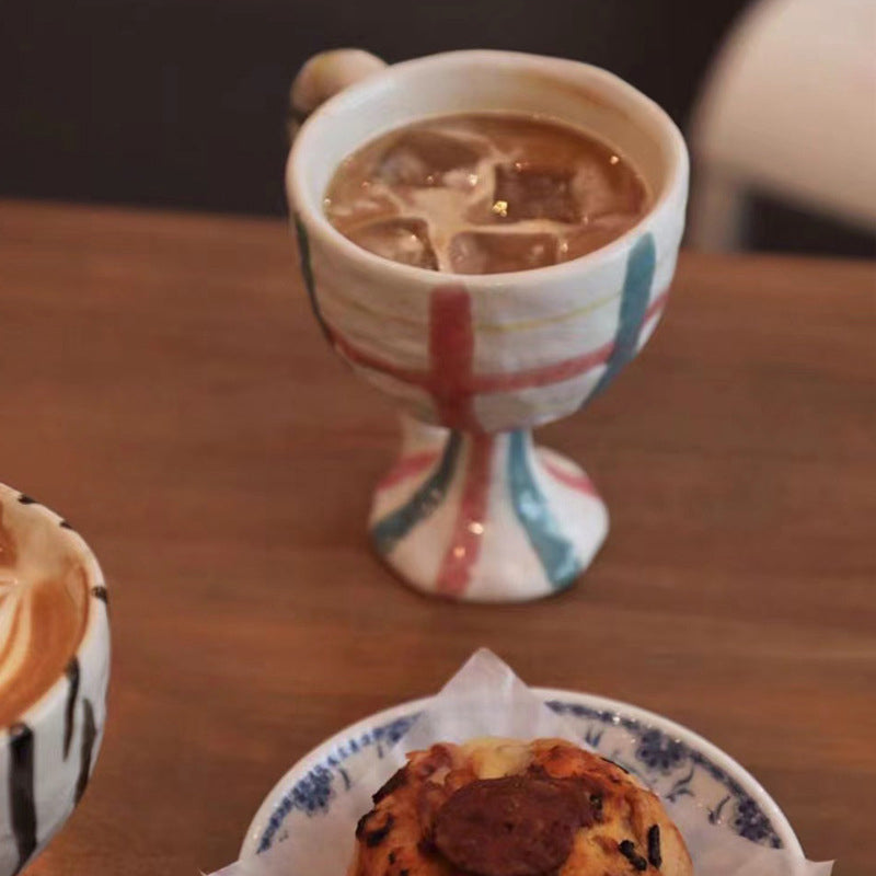 Japanese Handmade Ceramic Coffee Goblet