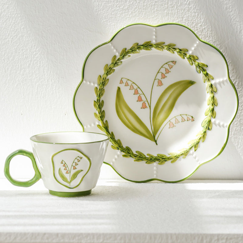Vintage Underglaze Ceramic Plate