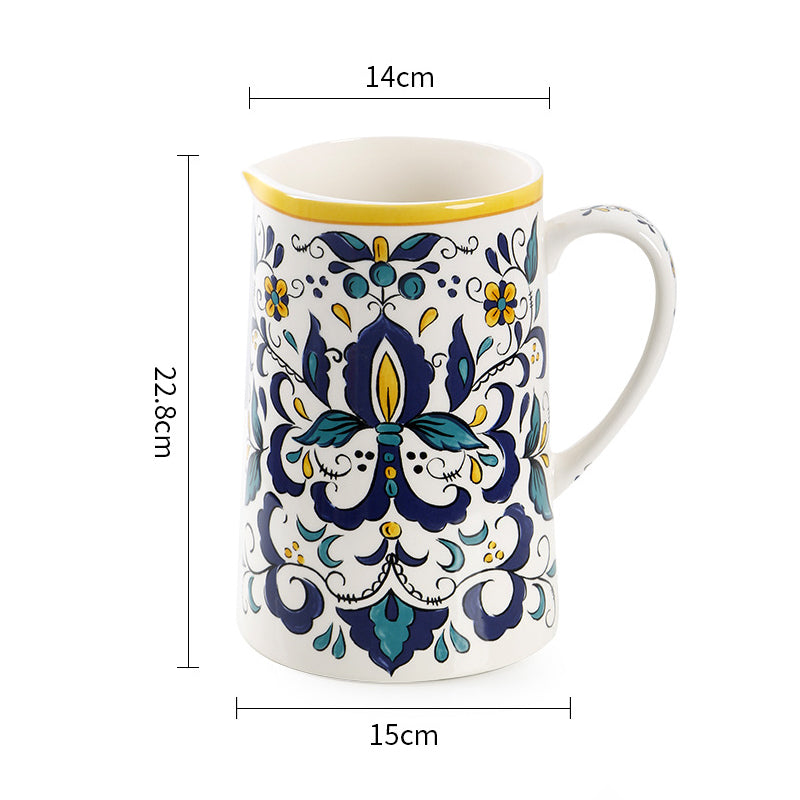 European Court Style Ceramic Mugs Ceramic Pots Set