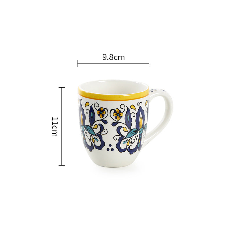 European Court Style Ceramic Mugs Ceramic Pots Set