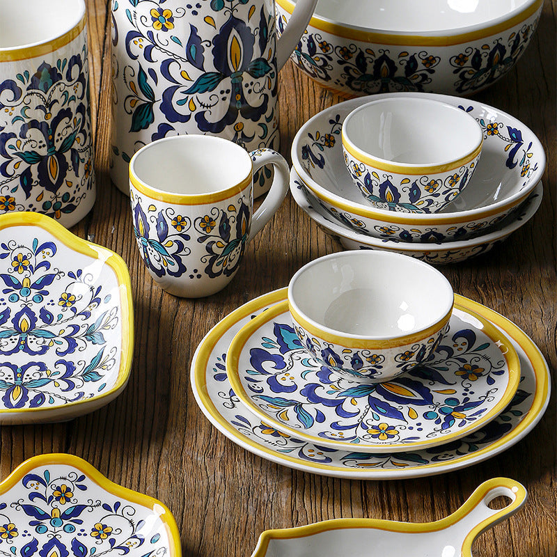 European Court Style Ceramic Mugs Ceramic Pots Set