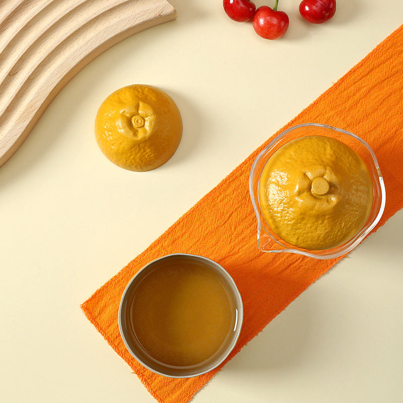 Creative Ugly Orange Shape Outdoor Convenient Teapot