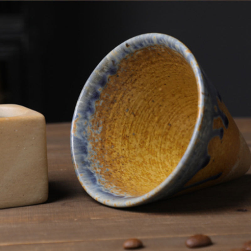 Creative Japanese Rough Pottery Retro Coffee Cup