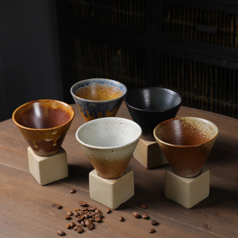 Creative Japanese Rough Pottery Retro Coffee Cup