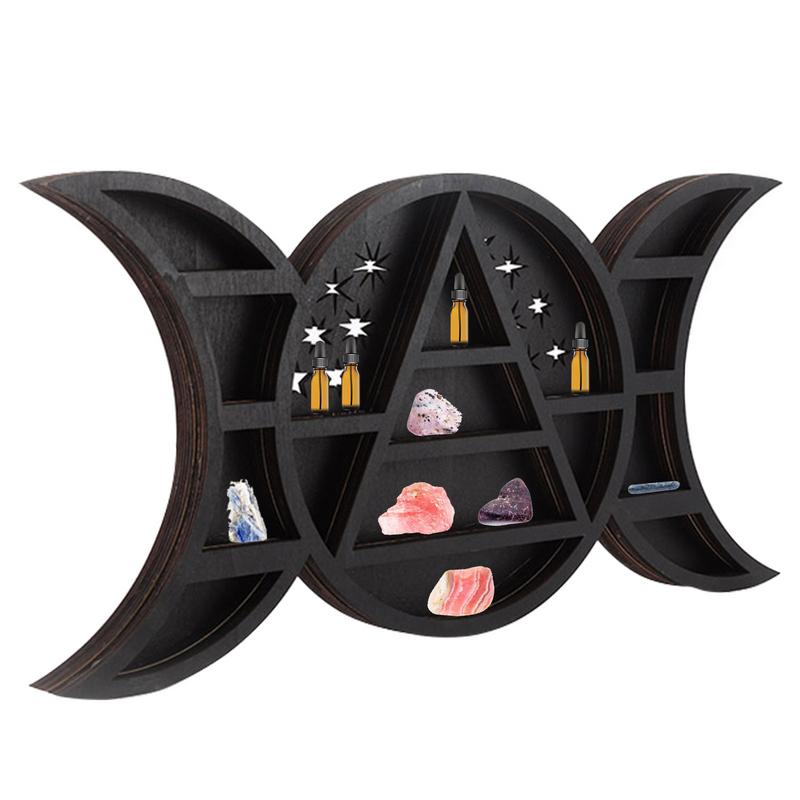 Witch Wall Hanging Moon Shelf