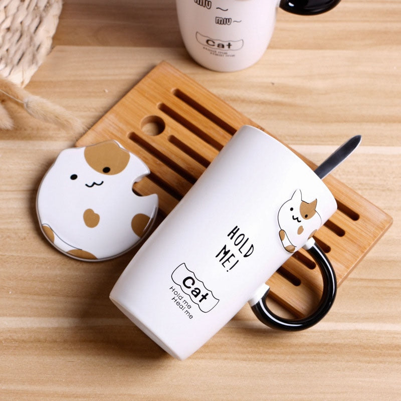 Couple Cat Ceramic Cup