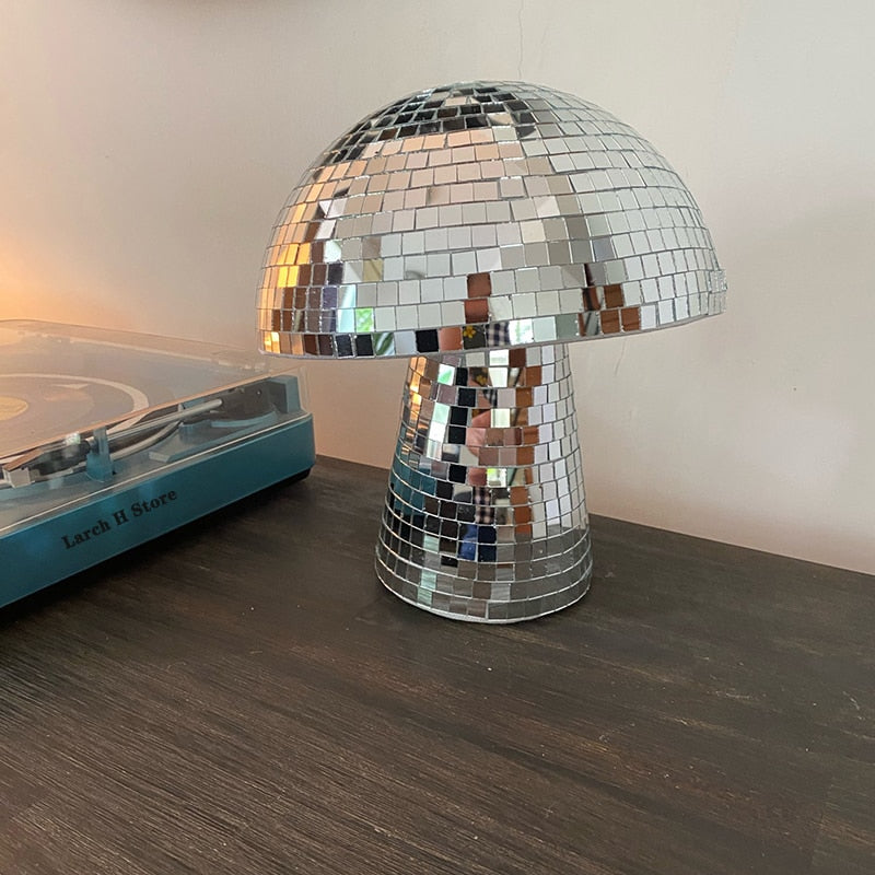 Mushroom Disco Ball Figurine