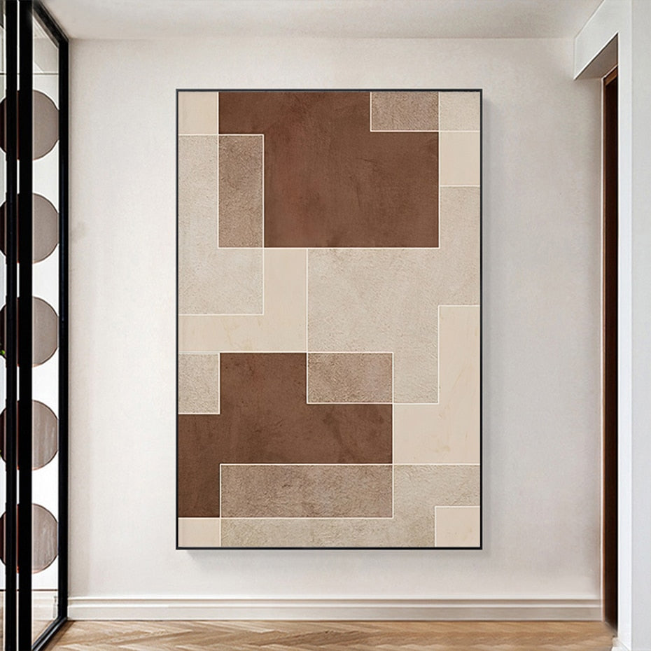 Geometric Poster Dark Academia