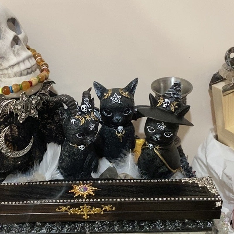 Witch Cute Animals Figurines
