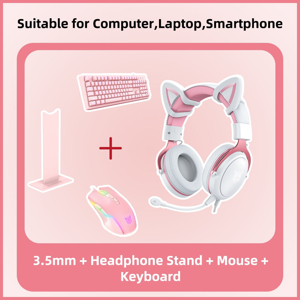 Cat Ear Gaming HD Mic Headphone