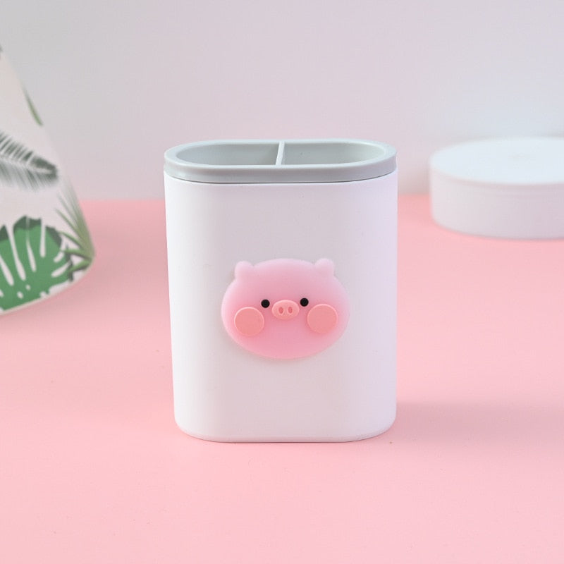 Kawaii Cartoon Pen Holder