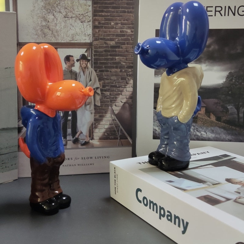 Y2K Balloon Dog Figurine