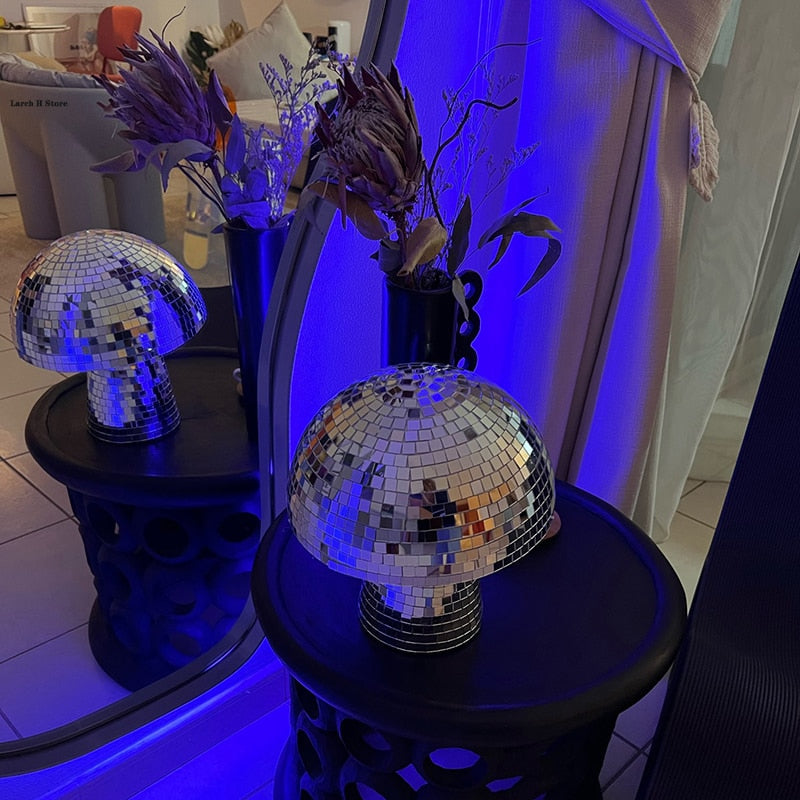 Mushroom Disco Ball Figurine