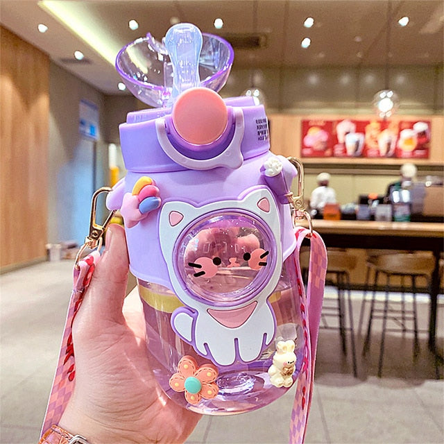 Kawaii Animals Water Bottle