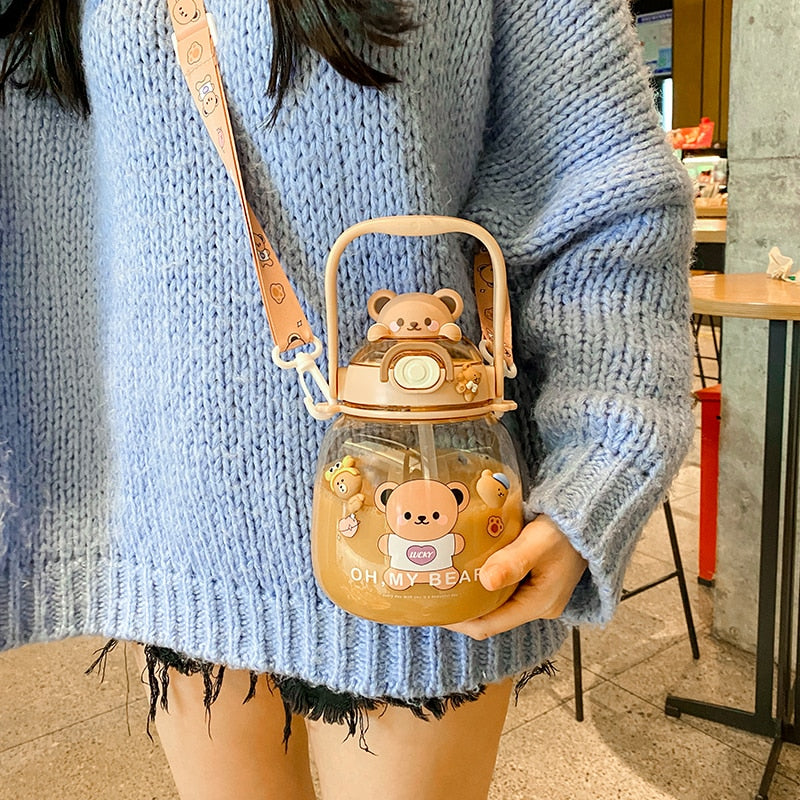 Kawaii Cute Animals Water Bottle