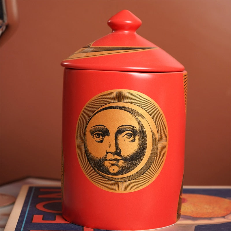 Sun & Moon Golden Sun Candle Holder