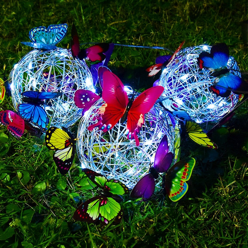 Fairycore Solar Led Butterflies Tangle