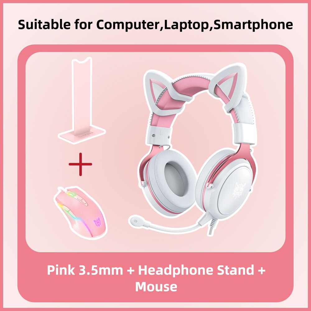 Cat Ear Gaming HD Mic Headphone