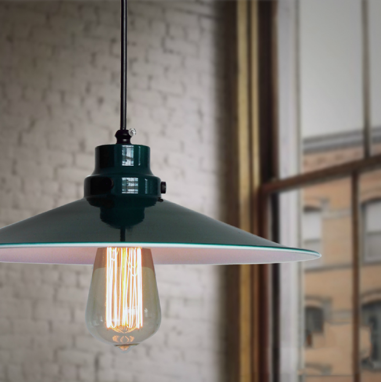 Latte Colourful Loft Industrial Pendant Light