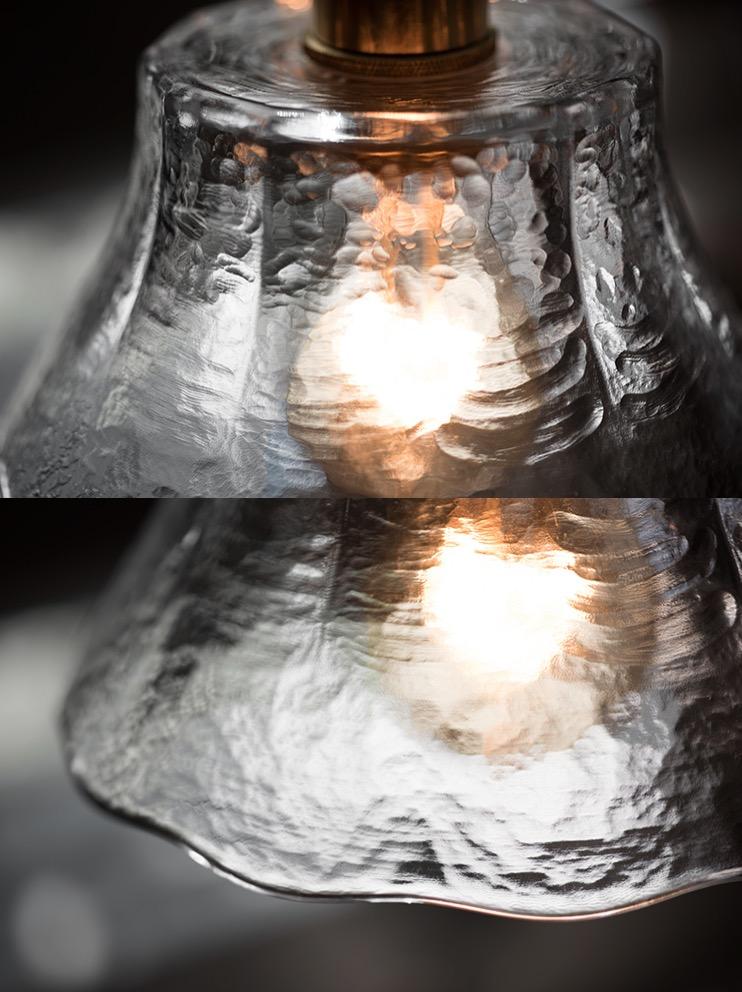 Petunia Glass Mid Century Pendant Light