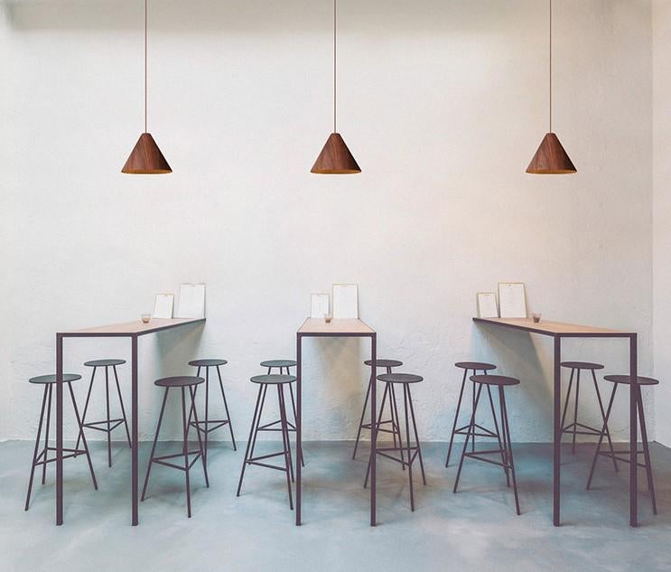 Geppetto Wooden Cone Pendant Light