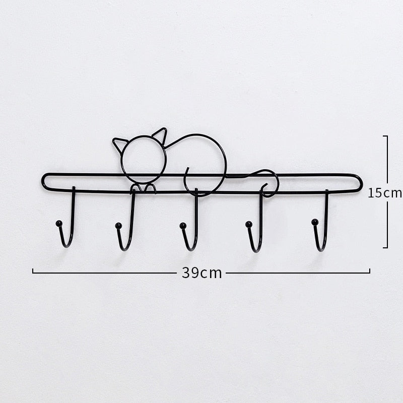 Cat Wall Hook Hanger
