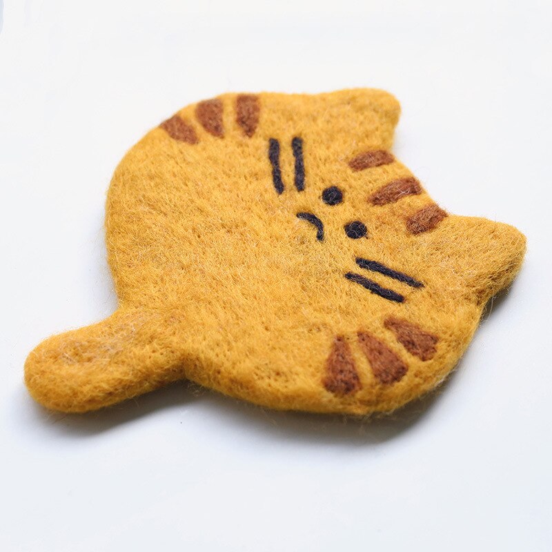 Cute Cat Wool Felt Placemat