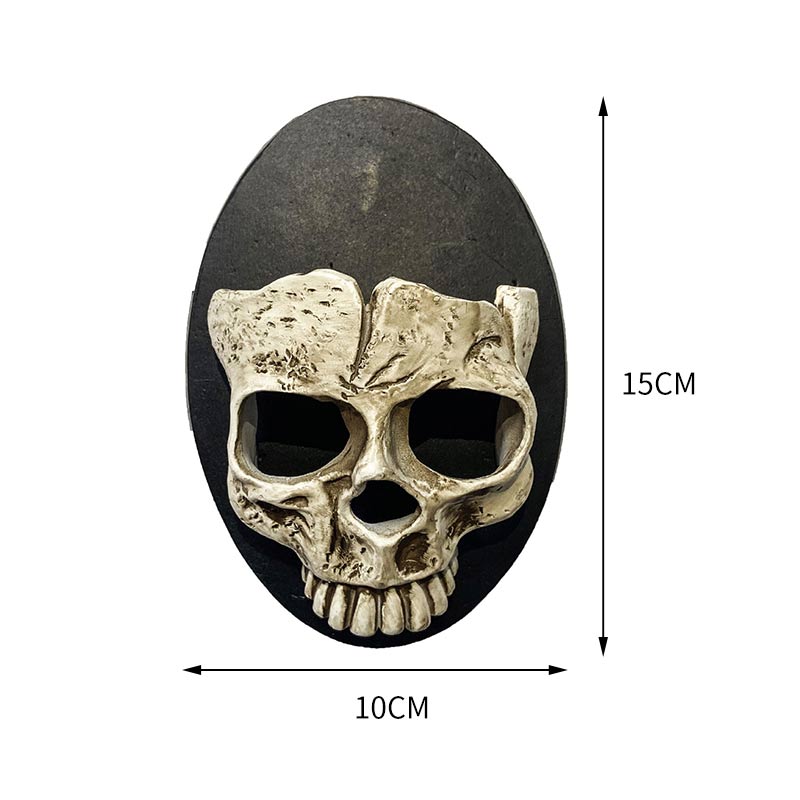 Goth Wall Hanging Skull Candlestick