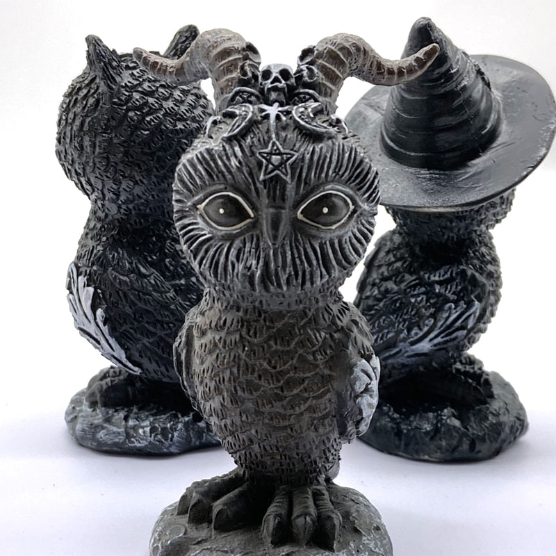 Witch Cute Animals Figurines