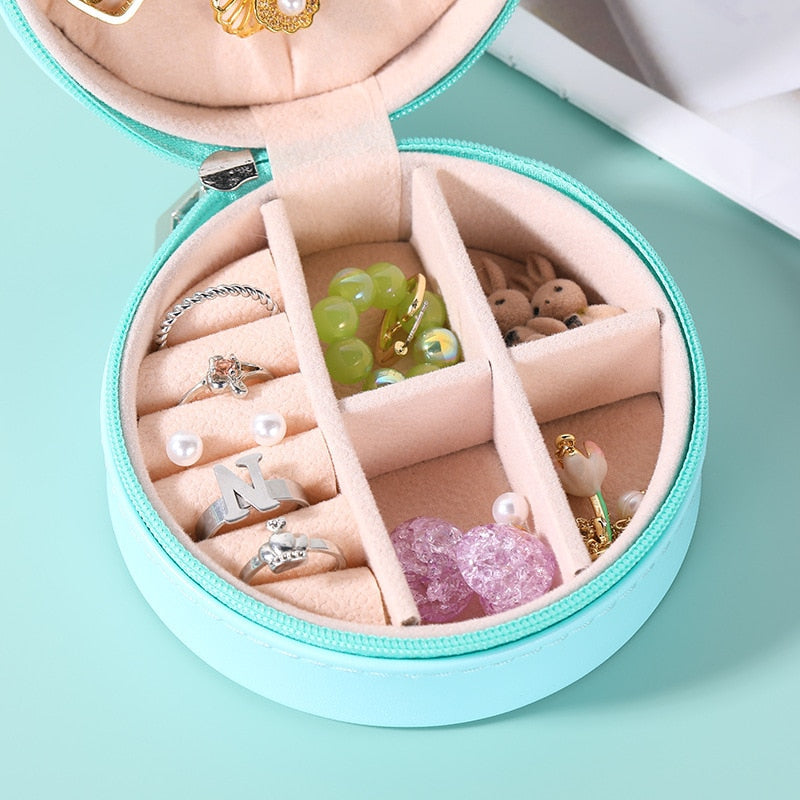 Round Preppy Jewelry Box