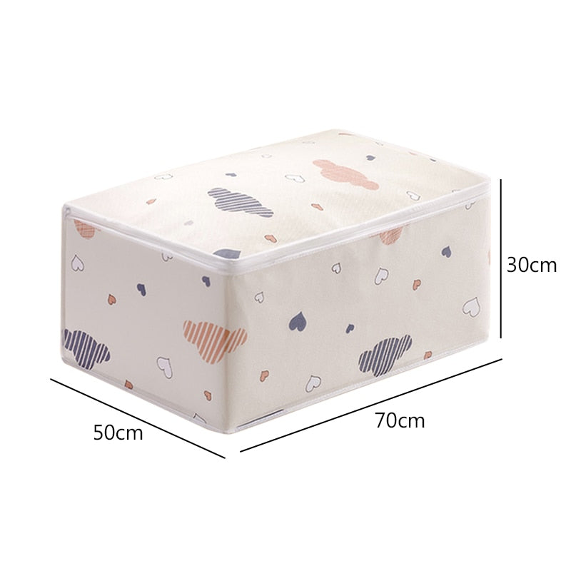 Preppy Patterned Foldable Storage Bag