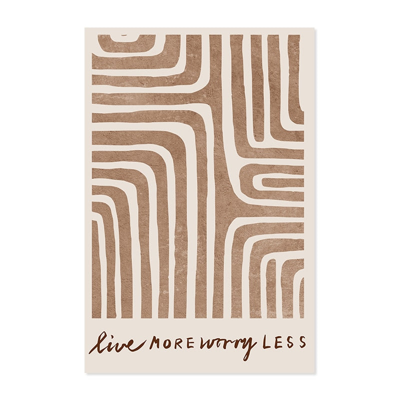 Geometric Poster Dark Academia