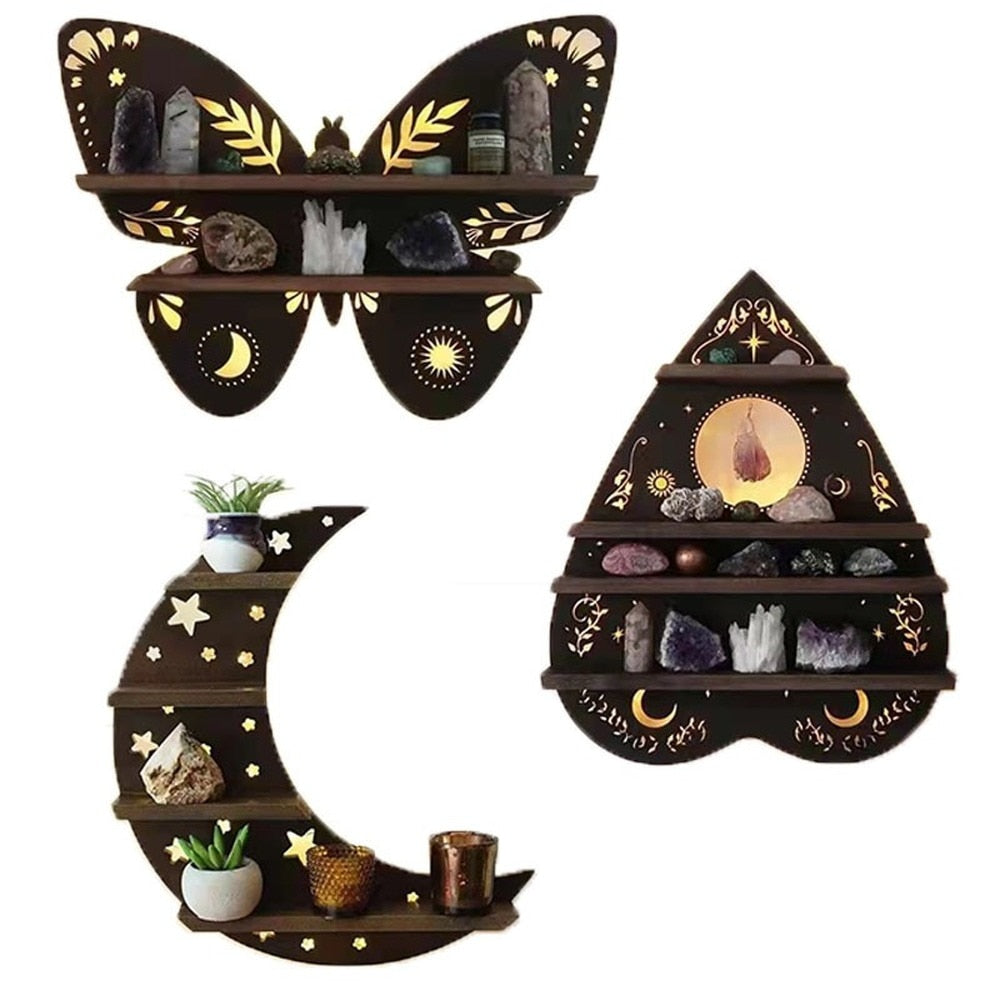 Fairy Wooden Wall Hanging Shelf