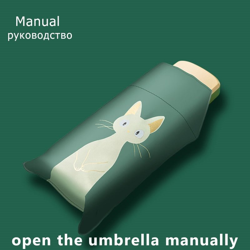 Cat Folding Automatic Umbrella