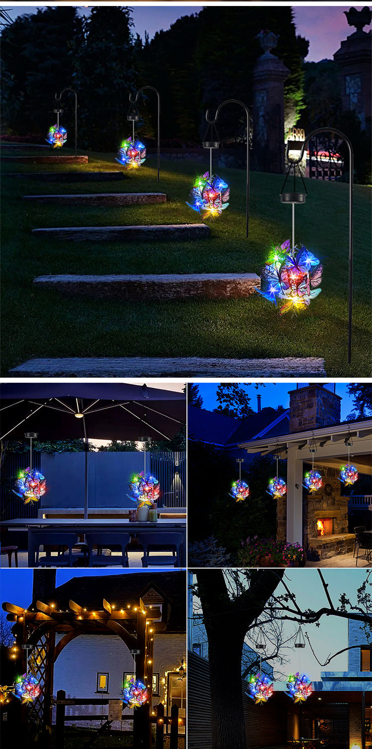 Fairycore Solar Led Butterflies Tangle